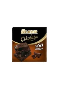 Çikolata %60 Bitter Kare Çikolata 60 Gr X 6 Adet