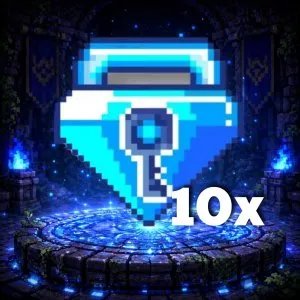 10x BLUE GEM LOCK