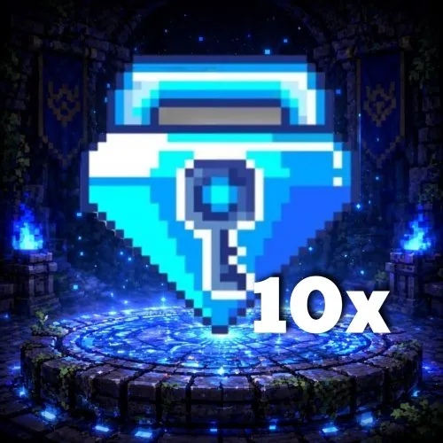 10x BLUE GEM LOCK
