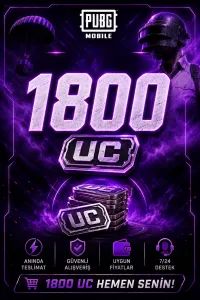 PUBG MOBİLE 1800 UC