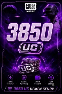 PUBG MOBİLE 3850 UC